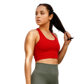 Red Sports Bra